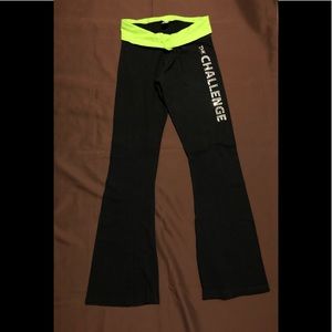 VI Challenge workout fold over pants